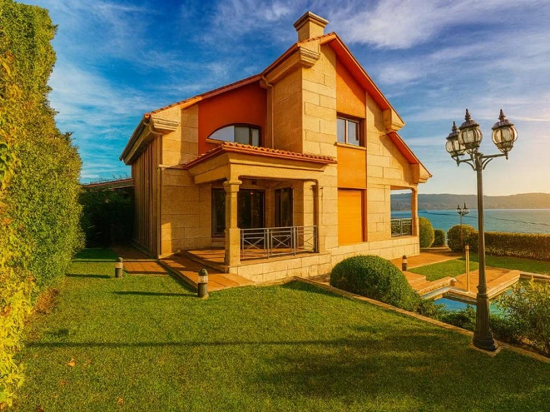 Ocean-View Home with Pool in Galicia — Ideal for Living or Creating a Private Boutique Hotel