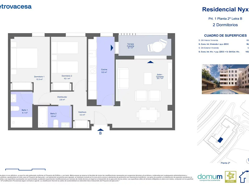 New-Build Apartment with Terrace in the Residencial Nyx Complex, Oviedo. Photo:  2
