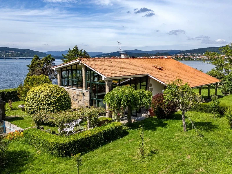 Seaside Home with Private Dock in Galicia